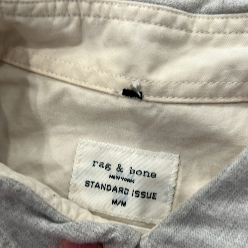Rag & Bone Standard Issue Button Down Shirt Size … - image 3